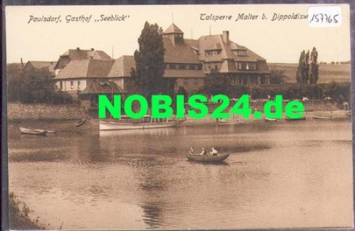 01744 Paulsdorf Talsperre Malter Gasthof Seeblick o 13.5.1934