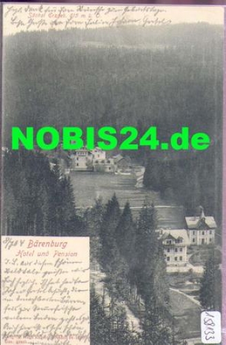 Bärenburg Hotel und Pension o 8.7.1904
