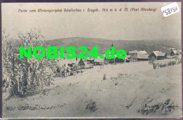 01776 Schellerhau im Winter *ca. 1920