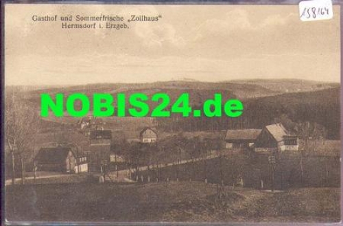 01776 Hermsdorf Gasthof Zollhaus gebr. 7.7.1926