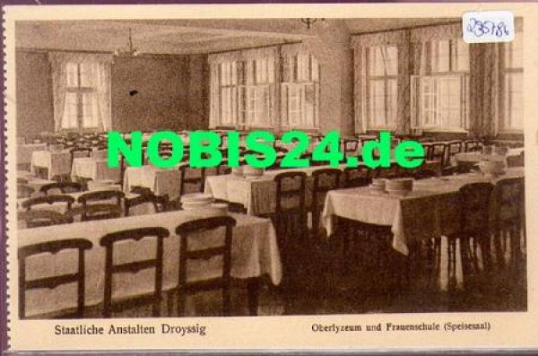 06722 Droyssig State institutions upper lyceum and women's school dining room *approx. 1930
