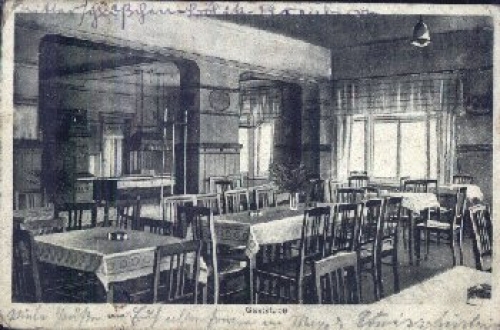 04430 Bohlitz-Ehrenberg Ritterschlosschen Gaststube gebr. ca. 1930