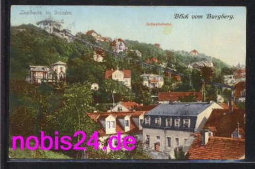 Loschwitz Dresden suspension railway o ca.1920