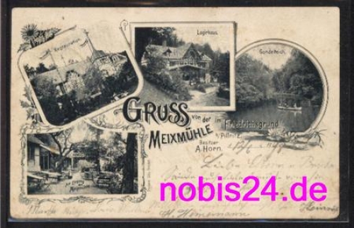 Pillnitz Dresden Gasthaus o 14.6.1898