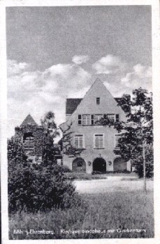 04430 Bohlitz-Ehrenberg Kirchgemeindehaus mit Glockenturm o 19.4.1971