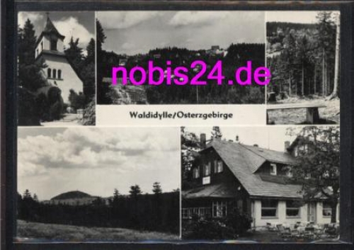 01776 Waldidylle Kirche Gasthaus *ca.1978
