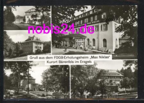 01776 Baerenfels Erholungsheime o 20.4.1978