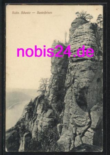 01847 Bastei rocks Climbing rocks in Saxon Switzerland o ca.1930