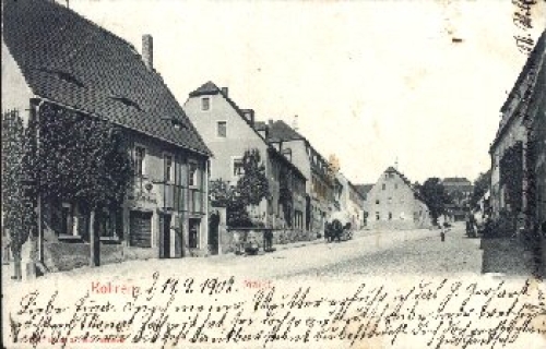 04655 Kohren Markt gebr. ca. 1900