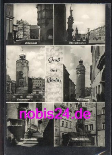 Goerlitz Untermarkt Brunnen *ca.1968