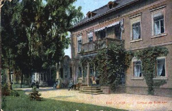 04655 Bad Lausigk Kurhaus und Badehauser o 29.7.1919