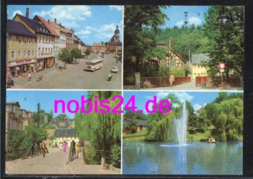 04626 Schmölln Markt Turm Teich o 26.1.1980