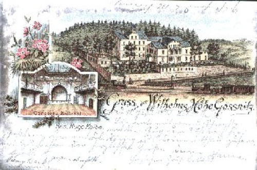 04639 Gossnitz Wilhelms-Hohe Litho o 12.6.1899
