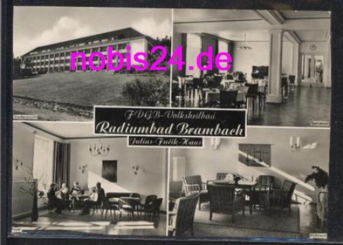 08648 Bad Brambach Julius Fucik Haus o ca.1960