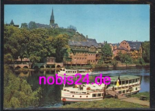 Halle Saale Kirche Dampfer Saaletal o ca.1966