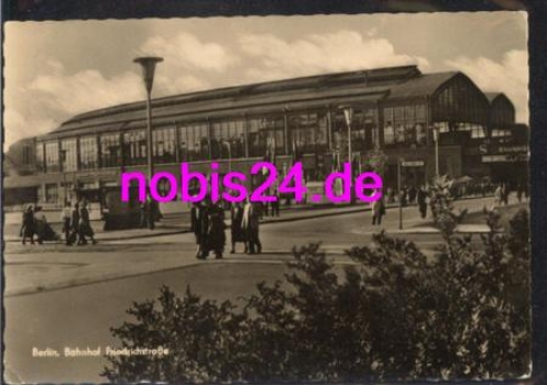 Berlin train station Friedrichstrasse o 11.11.1957