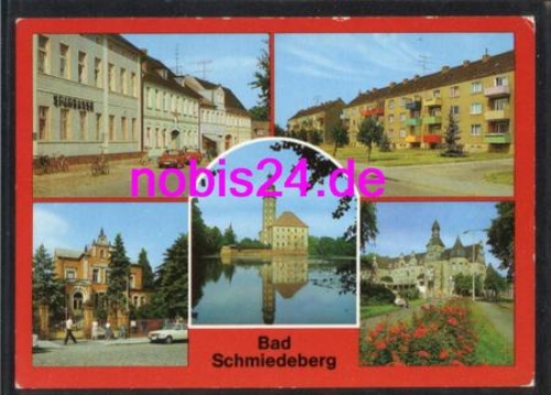 06905 Bad Schmiedeberg Sparkasse Kirche o ca.1986