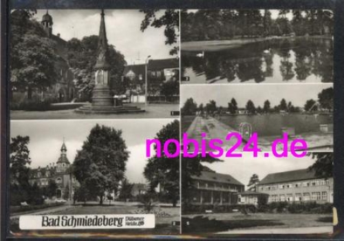 06905 Bad Schmiedeberg Denkmal Freibad o 1.8.1974