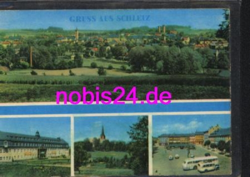 07907 Schleiz Ratsgebäude Bergkirche o ca.1963