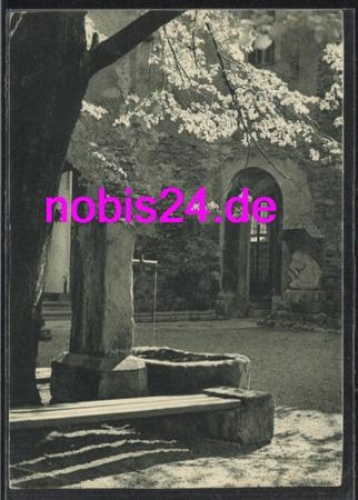 07318 Saalfeld Klosterhof Brunnen *ca.1950