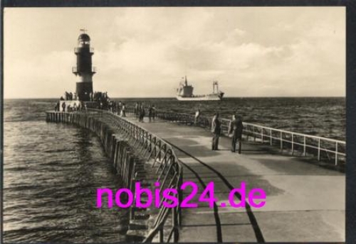 Warnemunde Mole ship tanker o 27.7.1974