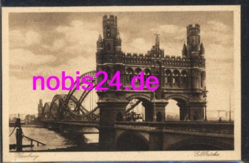 Hamburg Elbe Bridge * approx. 1910