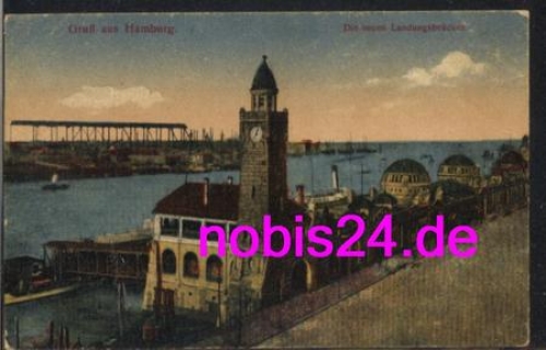 Hamburg Landungsbrücken *ca.1920