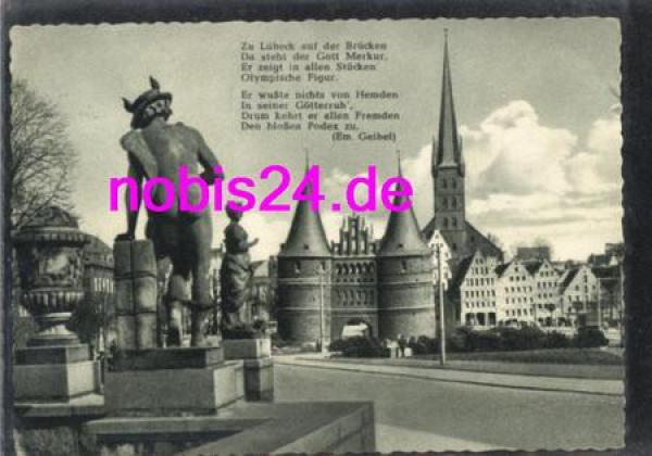 Lubeck Denkmal Kirche Tor o 28.10.1961