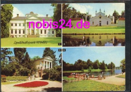 06786 Woerlitz Gotisches Haus Gondelstadion *ca.1980