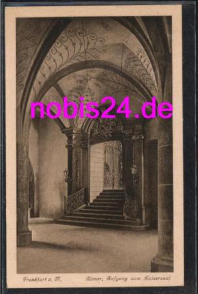 Frankfurt Main Roemer Aufgang  *ca.1910