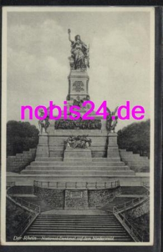 65385 Ruedesheim Niederwald Denkmal o ca.1960