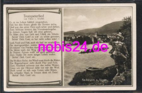 79713 Saeckingen am Rhein Trumpeter song *ca.1920