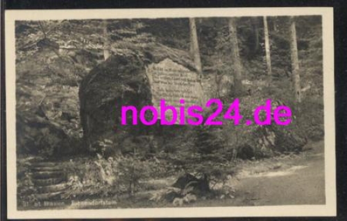 79837 St. Blasien  Eichendorfstein *ca.1920