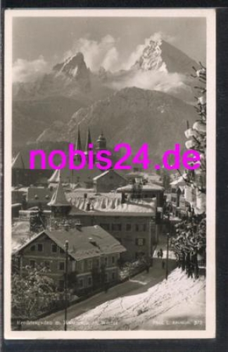 83471 Berchtesgaden im Winter o 27.1.1953