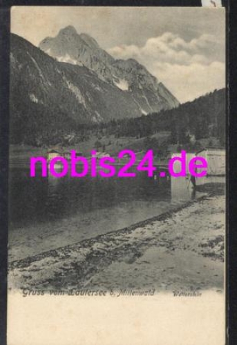 82481 Lautersee mit Wetterstein *ca.1910