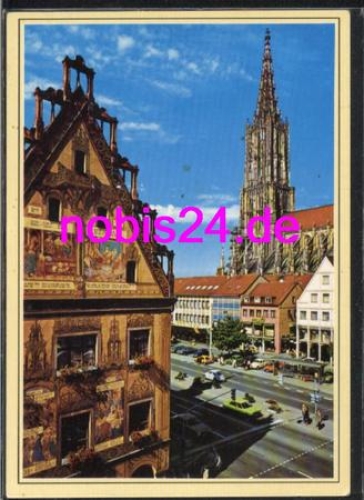 Ulm Rathaus mit Munster o 30.11.1992
