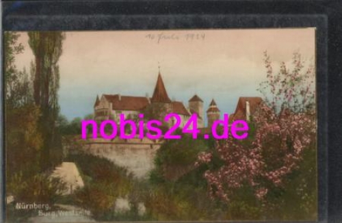 Nürnberg Burg von der Westseite *ca.1920