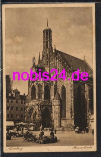 Nuremberg Frauenkirche market o 28.7.1928