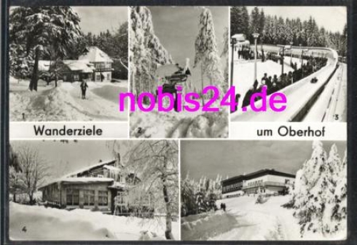 98559 Oberhof Wanderziele Rennsteig o 22.3.1981