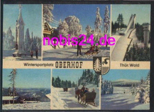 98559 Oberhof Sprungschanze Winter *ca.1966