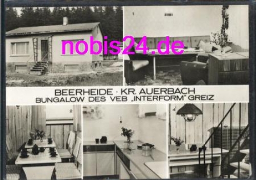 08209 Beerheide Auerbach Bungalow o 27.8.1975