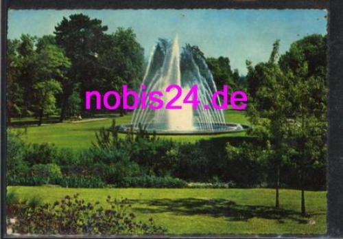 Schweinfurt Wasserspiele im Park o ca.1975
