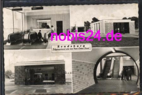 24768 Rendsburg pedestrian tunnel canal *ca.1960