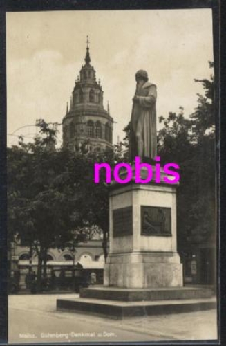 Mainz Gutenberg Denkmal *ca.1930