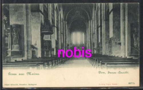 Mainz Dom Innenansicht *ca.1910