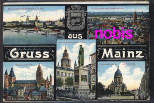 Mainz Ansichtskarte o 15.6.1918