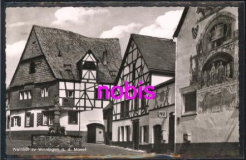 56333 Winningen Weinhof Post Brunnen *ca.1950
