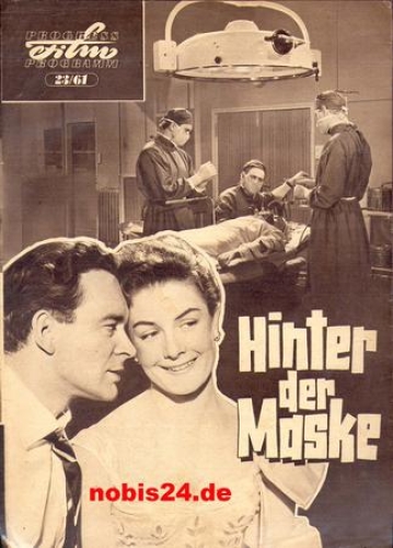 Behind the Mask, Progress Film Programm 23/61, English films Michael Redgrave, Tony Britton, Vanessa Redgrave