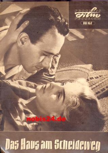 Das Haus am Scheideweg, Progress Film Programm 18/61, tschechoslowakischer Film