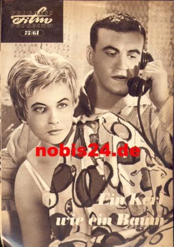 Ein Kerl wie ein Baum, Progress Film Programm 75/61, Frantisek Peterka, Alena Vranova
